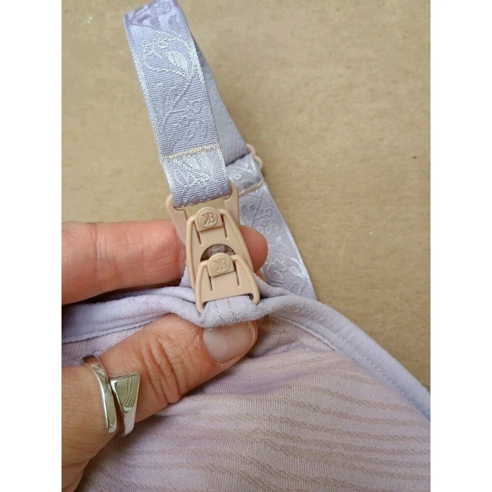 Kindred Bravely Sublime Hands-Free Pumping & Nursing Bra Size Medium Beige